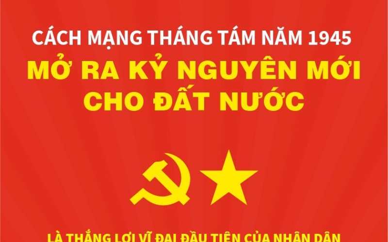 [Infographics] Cách mạng Tháng Tám: Mở ra kỷ nguyên mới cho đất nước