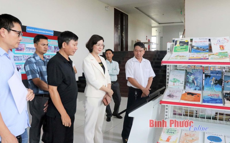 Kiểm tra tiến độ chuẩn bị Hội nghị văn hóa tỉnh Bình Phước năm 2023