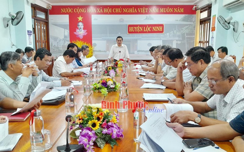 Lộc Ninh giải ngân vốn đầu tư công đạt 32,5%