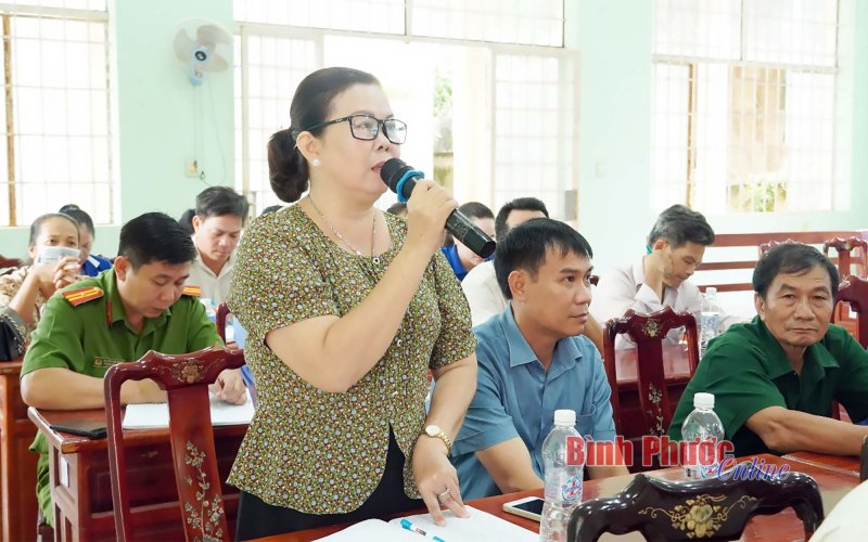 Phó Chủ tịch UBND tỉnh Huỳnh Anh Minh tiếp xúc cử tri 2 xã An Khương, Thanh An
