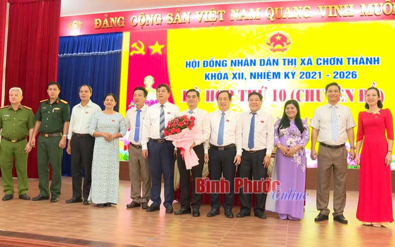Ông Trần Minh Trọng giữ chức Chủ tịch HĐND thị xã Chơn Thành