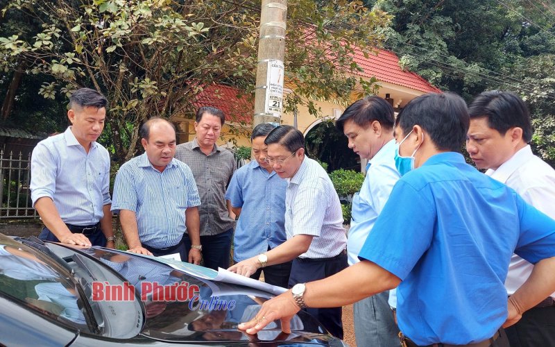 Phú Riềng kiến nghị điều chỉnh dự án đường vào khu công nghiệp Long Tân