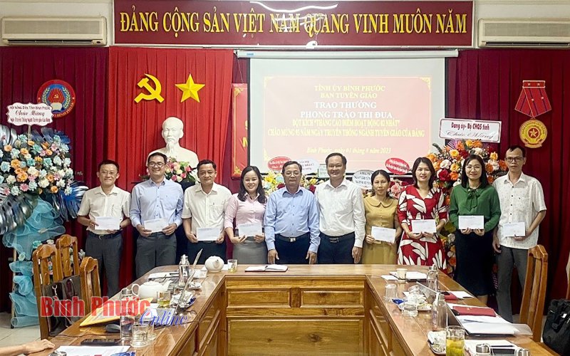 Sôi nổi phong trào thi đua kỷ niệm Ngày truyền thống ngành tuyên giáo của Đảng