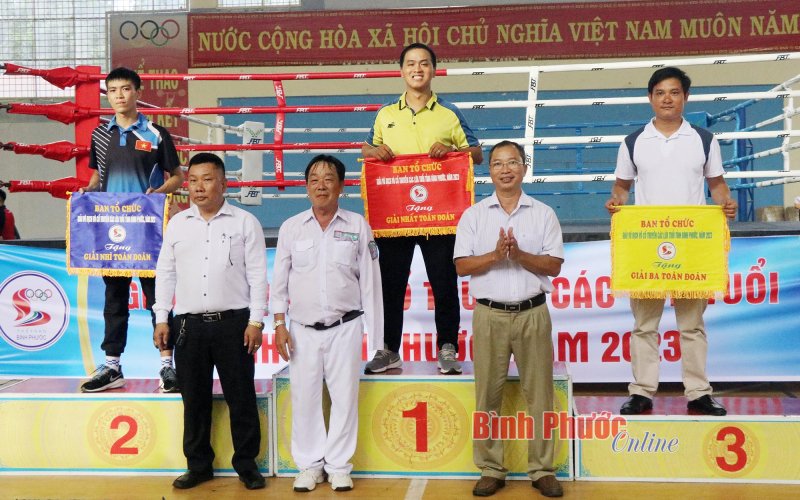 Thị xã Phước Long nhất toàn đoàn giải vô địch võ cổ truyền các lứa tuổi 