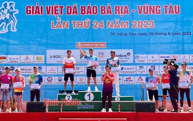 Vận động viên Hoàng Nguyên Thanh vô địch giải Việt dã Báo Bà Rịa - Vũng Tàu lần thứ 24 năm 2023