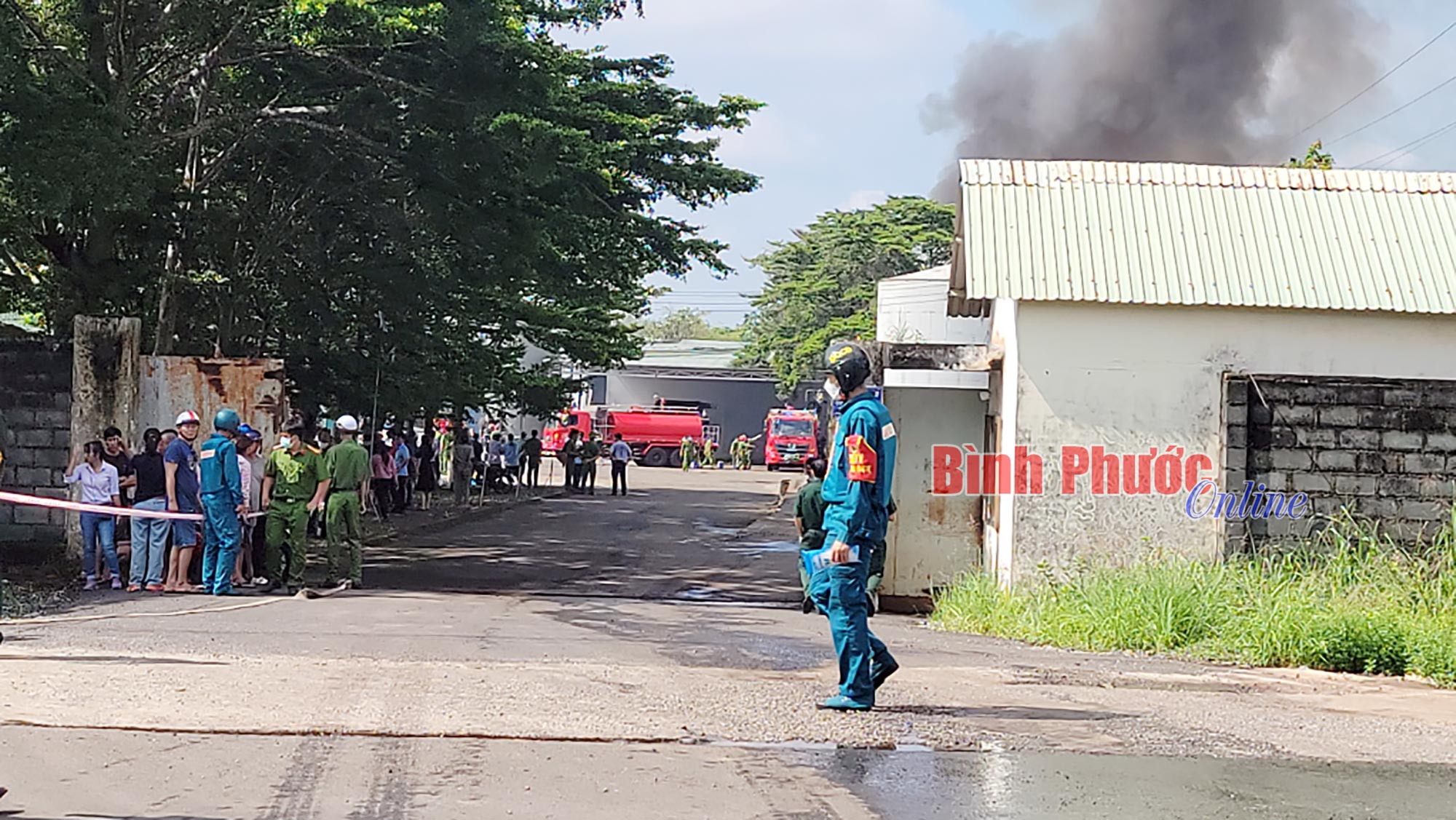 Bình Phước: Nổ bồn chứa dầu điều, ít nhất một người chết