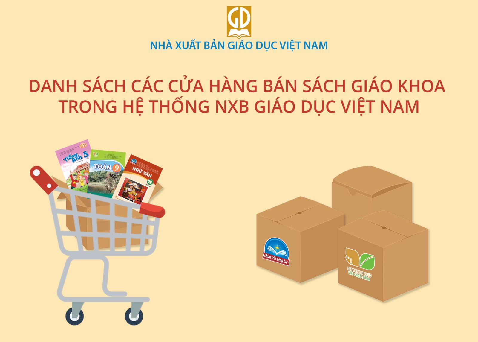 Cách mua sách giáo khoa trực tuyến của Nhà xuất bản Giáo dục Việt Nam