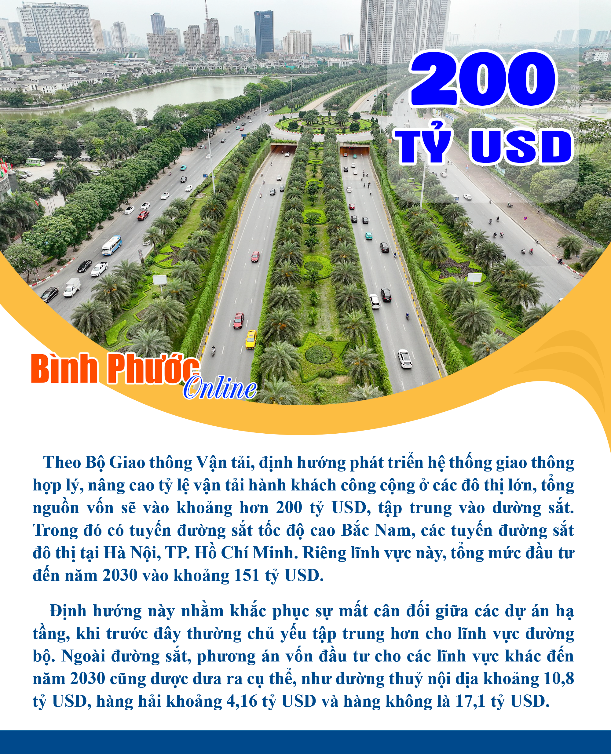 Cần hơn 200 tỷ USD phát triển hạ tầng giao thông