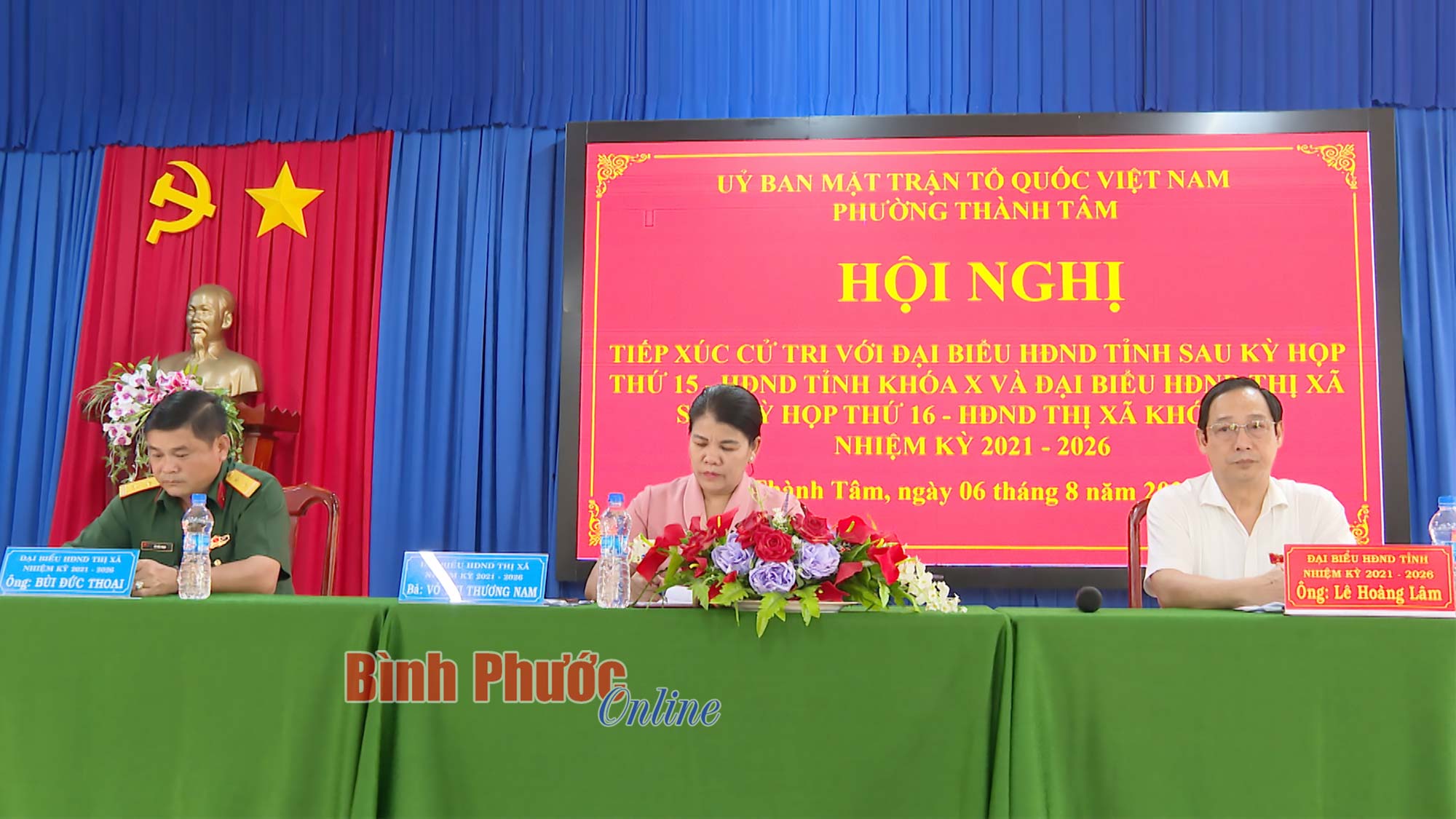 Đại biểu HĐND tỉnh tiếp xúc cử tri Chơn Thành, Bù Gia Mập