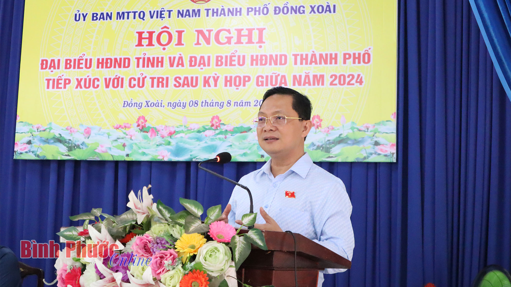 Đại biểu HĐND tỉnh tiếp xúc cử tri Đồng Xoài