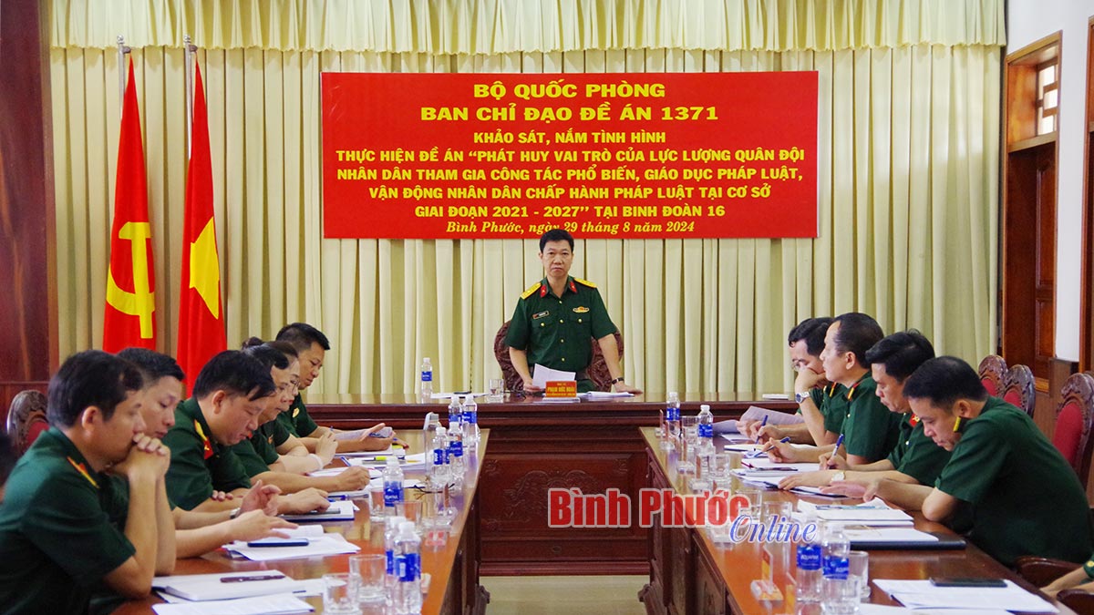 Đổi mới phương pháp tuyên truyền, giáo dục pháp luật ở Binh đoàn 16