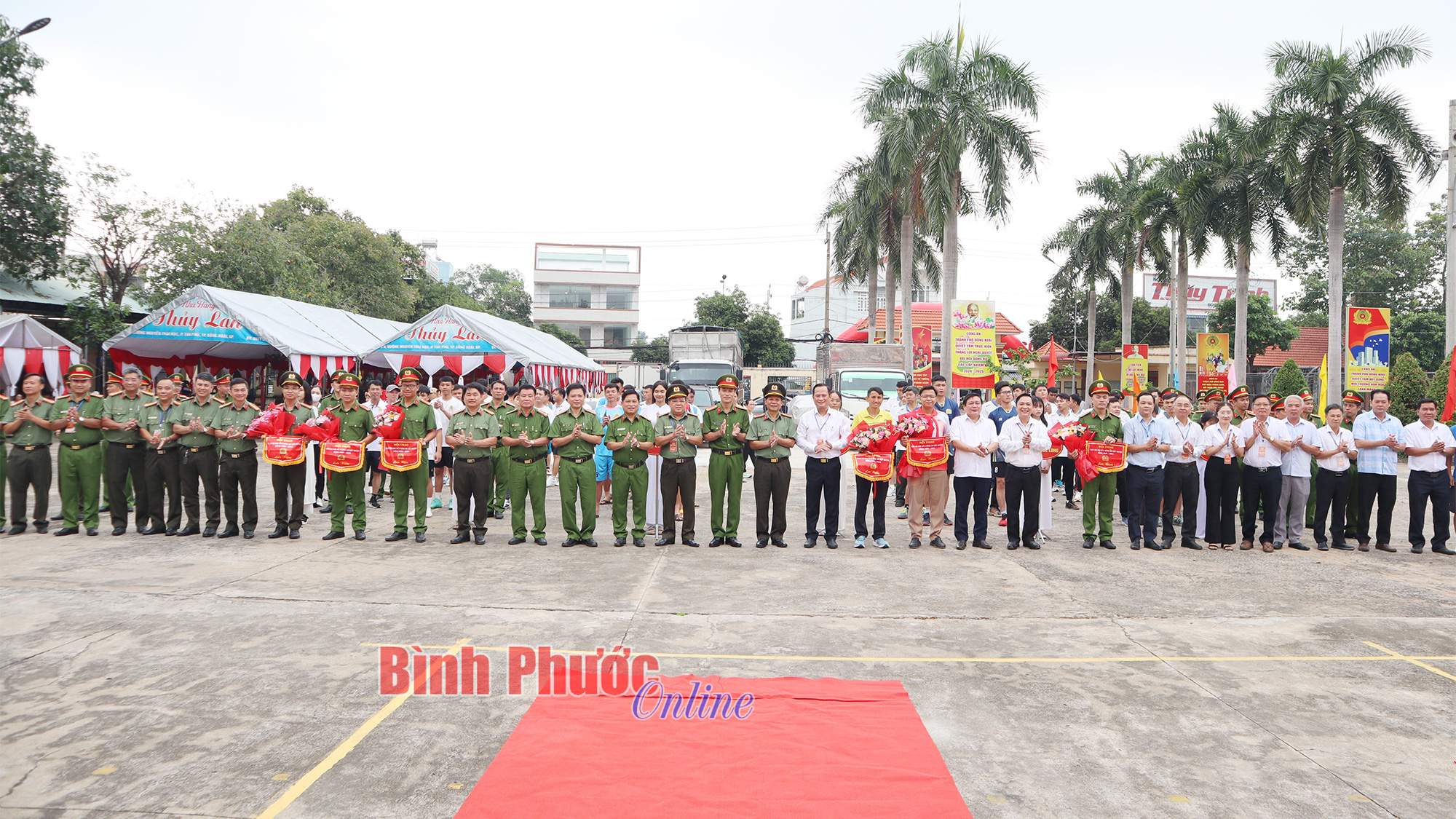 Khai mạc hội thao Cụm thi đua số 5 công an cấp huyện