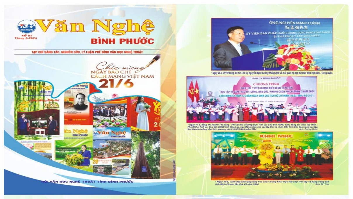Tạp chí Văn nghệ Bình Phước với nhiệm vụ tuyên truyền xây dựng Đảng về đạo đức