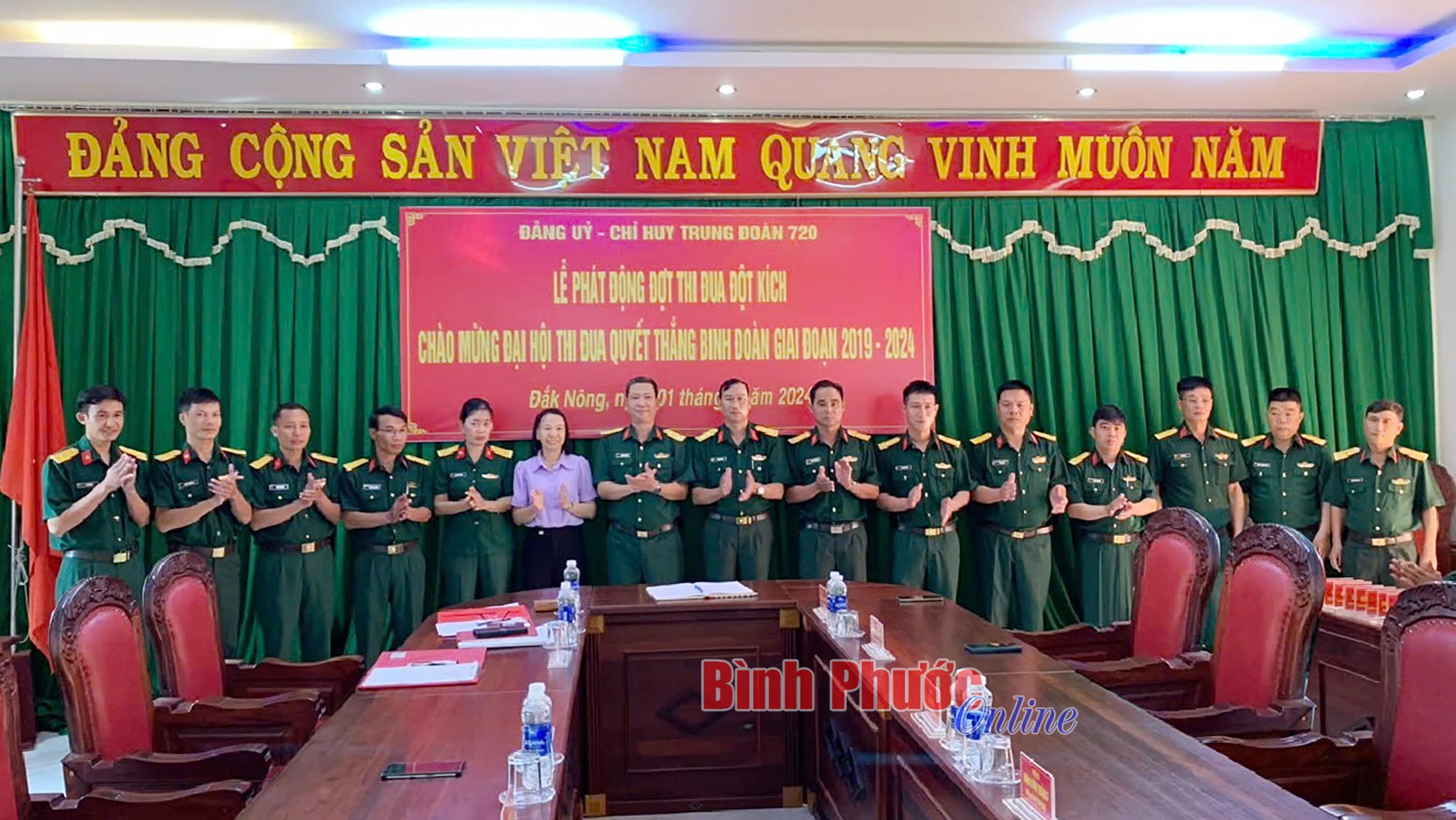 Trung đoàn 720 phát động thi đua đột kích