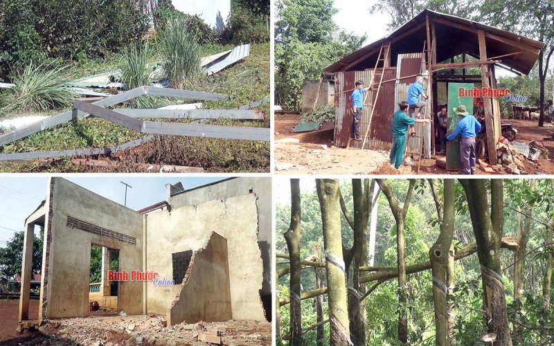 9 tháng, Bù Đăng thiệt hại hơn 3 tỷ đồng do thiên tai