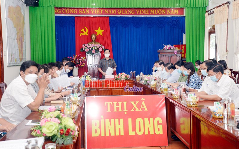Ban Văn hóa - Xã hội HĐND tỉnh giám sát tại Bình Long