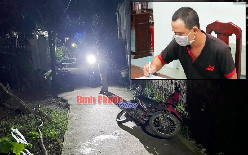 Bình Phước: Bắt đối tượng chém hàng xóm trọng thương