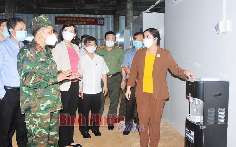Bình Phước đưa vào vận hành khu cách ly tập trung và bệnh viện dã chiến số 2