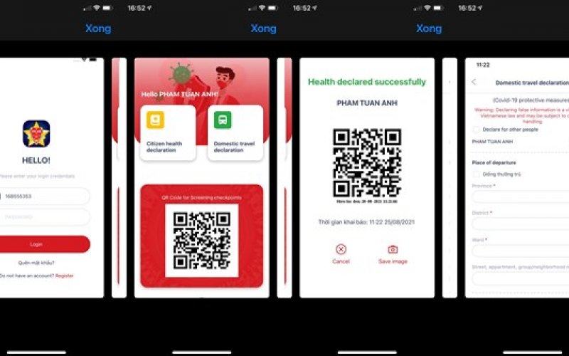 Bộ Công an triển khai ứng dụng khai báo y tế điện tử VIEID