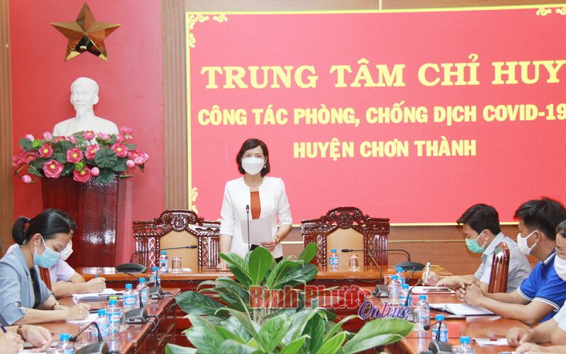 Chơn Thành cần quyết liệt hơn trong 5 ngày còn lại thực hiện Chỉ thị 16
