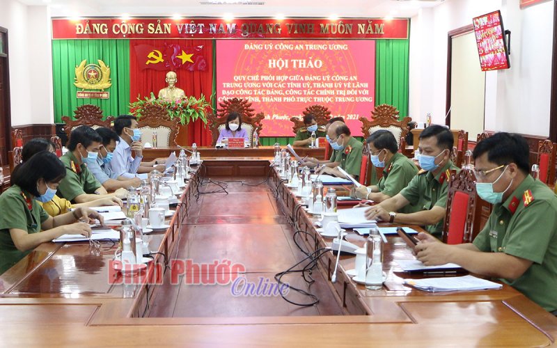 Nâng cao chất lượng phối hợp giữa Đảng ủy Công an Trung ương với các tỉnh, thành ủy