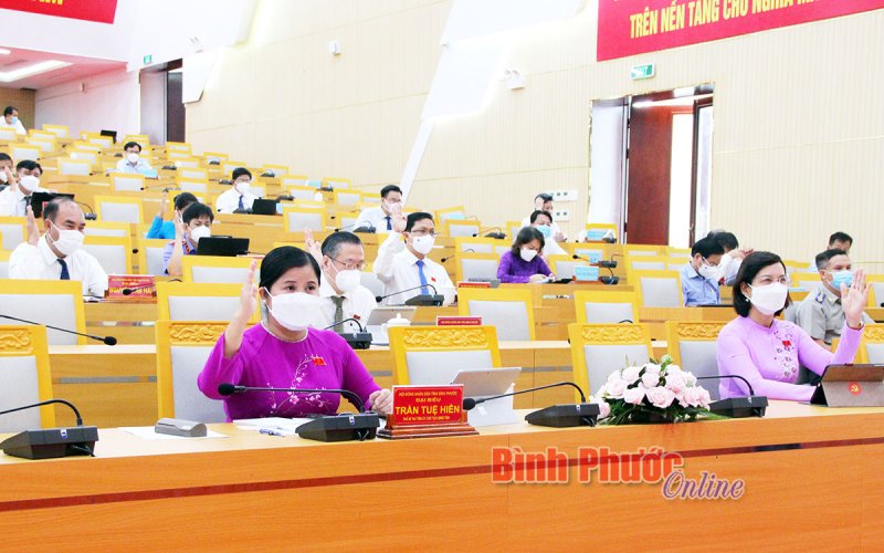 Kỳ họp chuyên đề HĐND tỉnh Bình Phước: Thông qua nhiều nghị quyết quan trọng 