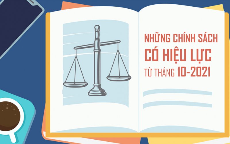 Nhiều chính sách mới có hiệu lực từ tháng 10-2021
