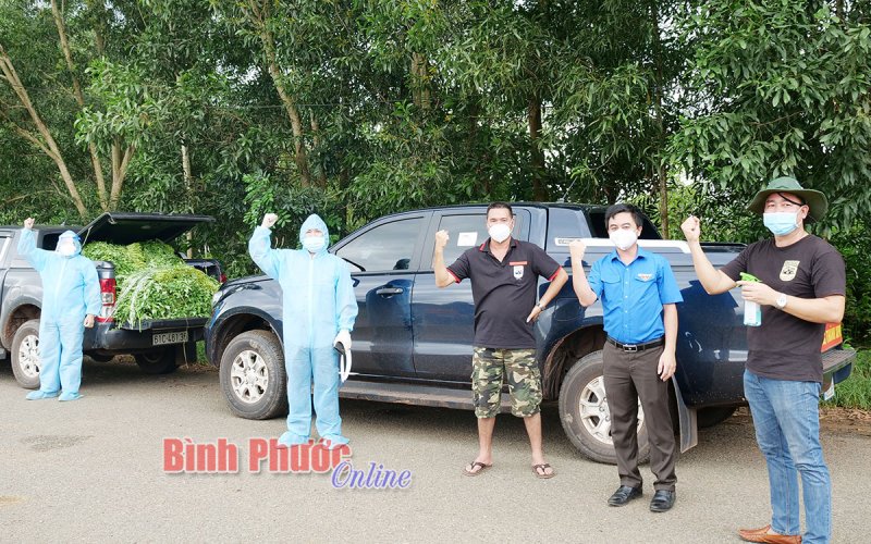 Pickup Bình Phước tiếp sức cho tâm dịch Bình Dương