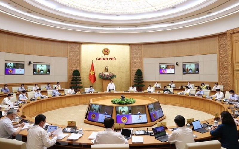 Thủ tướng điều hành Phiên họp Chính phủ thường kỳ tháng 8