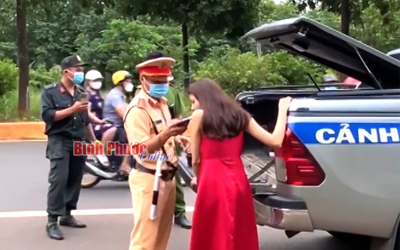 Bình Phước: Xử phạt 70 triệu đồng nữ tài xế gây tai nạn rồi bỏ chạy
