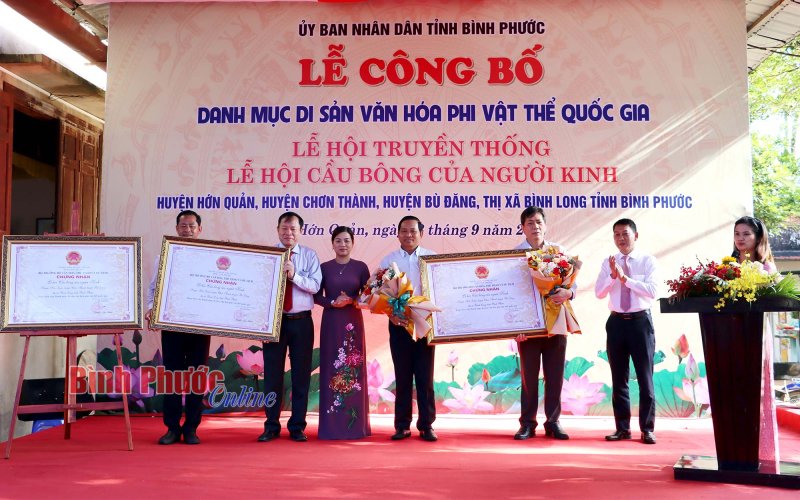 Bình Phước: Lễ hội Cầu bông được công nhận Di sản văn hóa phi vật thể quốc gia