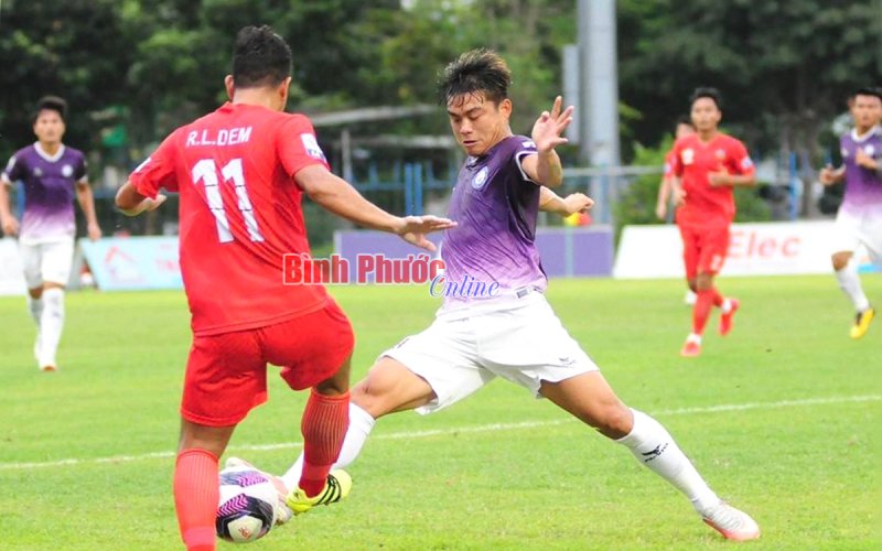 Bình Phước thua đáng tiếc trước đối thủ mạnh Khánh Hòa