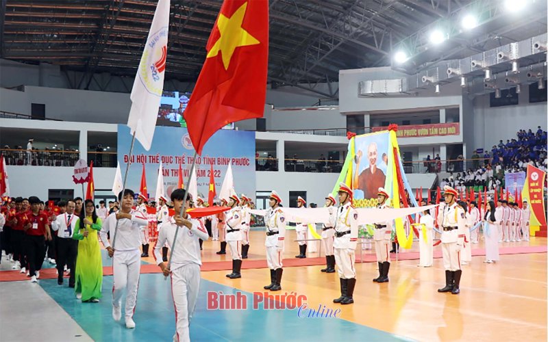 Bình Phước: Tưng bừng khai mạc Đại hội Thể dục thể thao tỉnh lần thứ VI