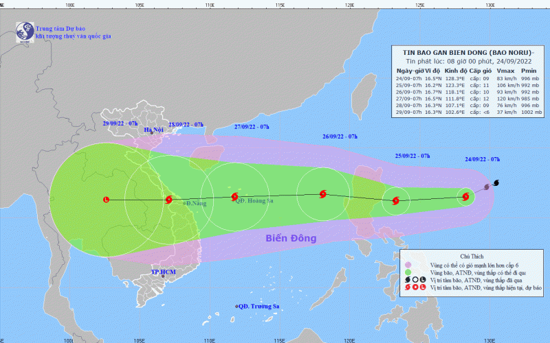 Các tỉnh, thành phố chủ động ứng phó với bão và mưa lớn