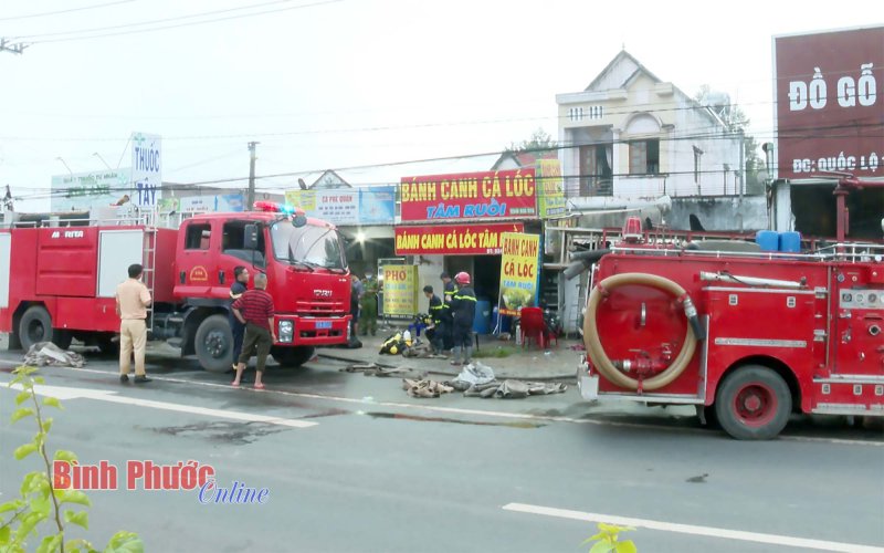 Chơn Thành: Cháy nhà dân khiến 3 người thương vong
