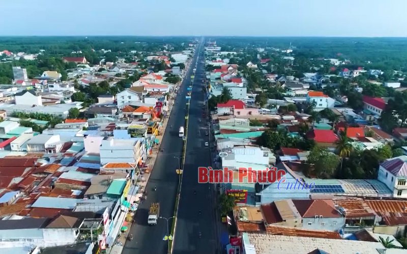 Chơn Thành gấp rút hoàn thành các tiêu chí đô thị