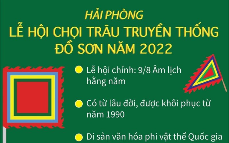 Đặc sắc Lễ hội chọi tr&acirc;u truyền thống Đồ Sơn 2022