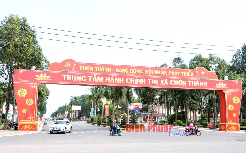 Náo nức chuẩn bị chào đón sự kiện Chơn Thành lên thị xã