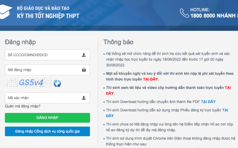Ngày 18-9, Bộ GD&ĐT mở hệ thống để thí sinh xác nhận nhập học trực tuyến