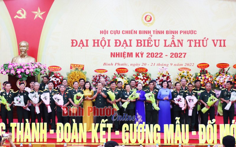 Ông Huỳnh Văn Nước tái đắc cử chức Chủ tịch Hội Cựu chiến binh tỉnh Bình Phước khóa VII 