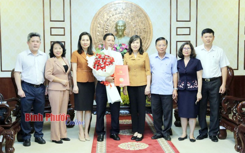Ông Trần Văn Xuân được bổ nhiệm giữ chức Phó chánh Văn phòng Tỉnh ủy Bình Phước