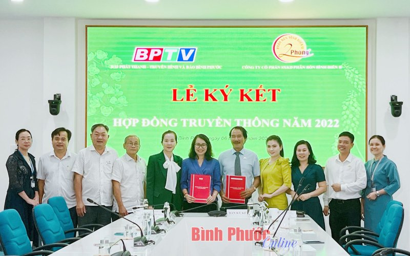 Phân bón 2Phong ký kết hợp tác truyền thông với BPTV
