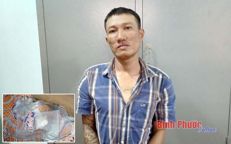 Phú Riềng: Tạm giữ đối tượng nghi tàng trữ trái phép chất ma túy