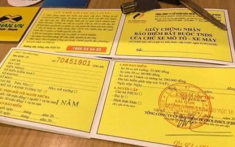 Quy định mua bảo hiểm trách nhiệm dân sự bắt buộc đối với môtô xe máy