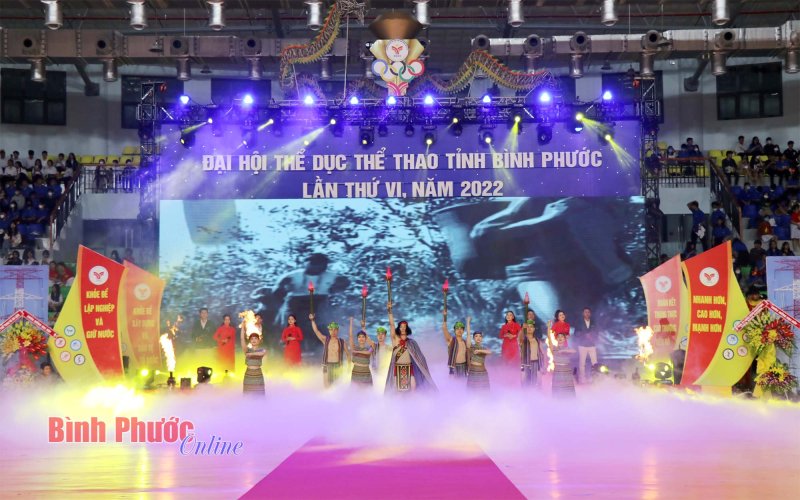 Sôi động, ấn tượng lễ khai mạc Đại hội Thể dục thể thao tỉnh Bình Phước lần thứ VI