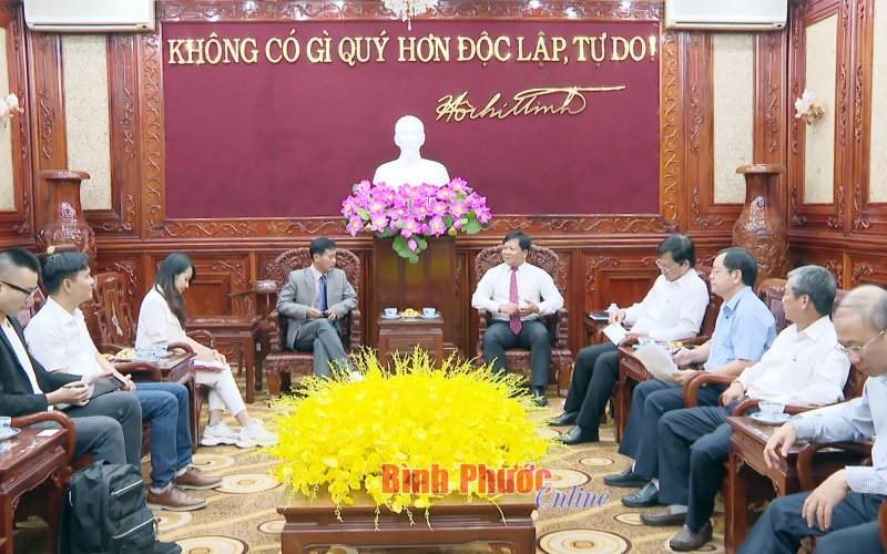 Tập đoàn CBD ROBOTICS mong muốn thực hiện dự án khu công nghệ cao thông minh tại Bình Phước