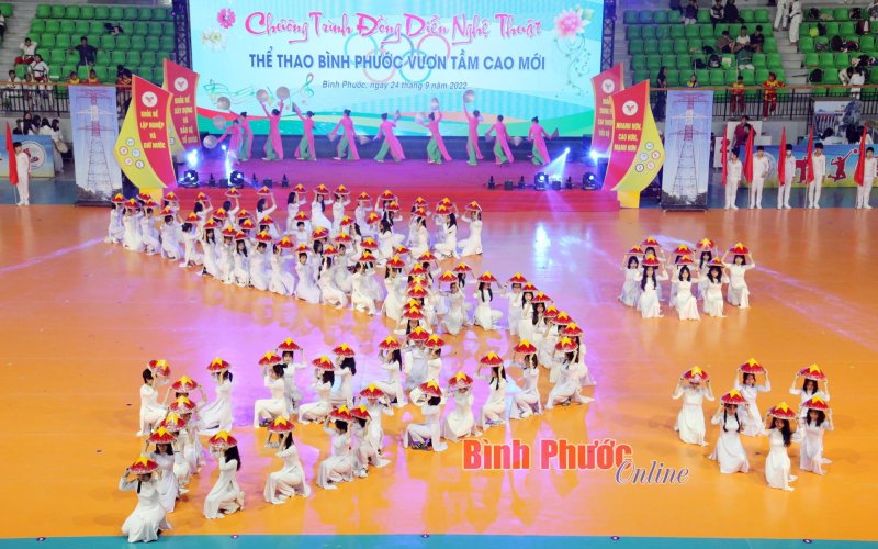 Tổng duyệt chương trình lễ khai mạc Đại hội Thể dục thể thao tỉnh Bình Phước lần thứ VI