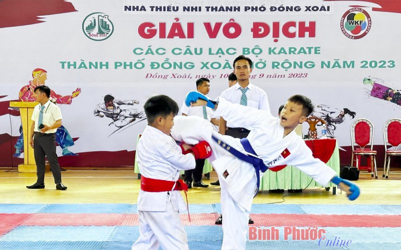 Bế mạc giải ‘Vô địch các câu lạc bộ karate thành phố Đồng Xoài mở rộng 2023’