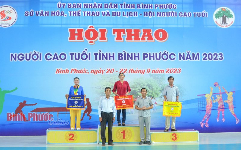 Bế mạc hội thao người cao tuổi năm 2023