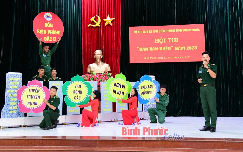 Bình Phước: Khai mạc hội thi “Dân vận khéo” Bộ đội Biên phòng năm 2023